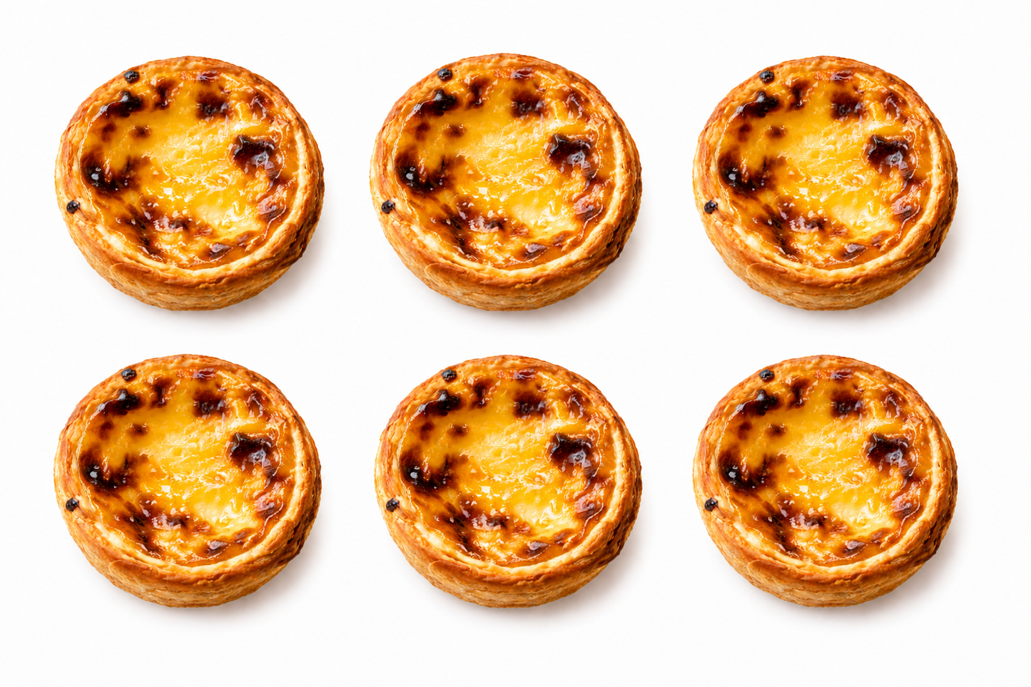 Box of 6 plain natas / Twist