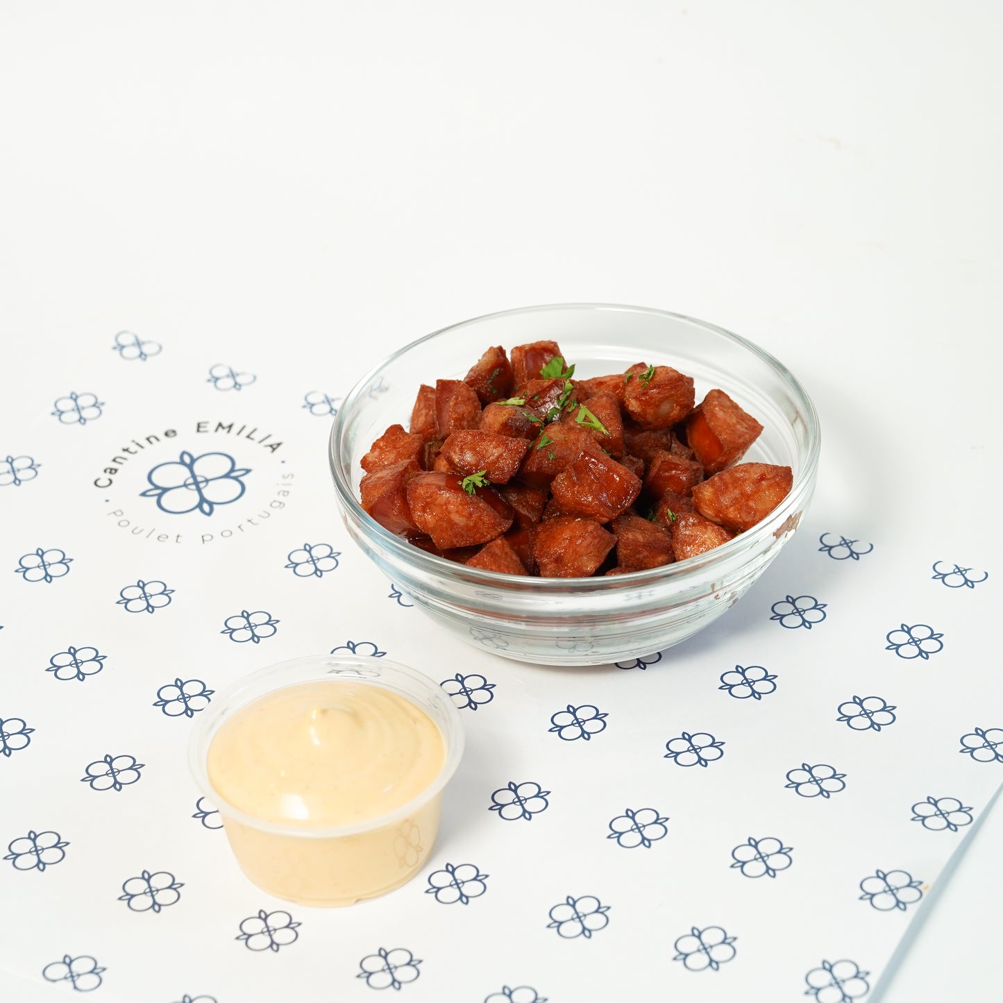 Chorizo popcorn et mayo épicée